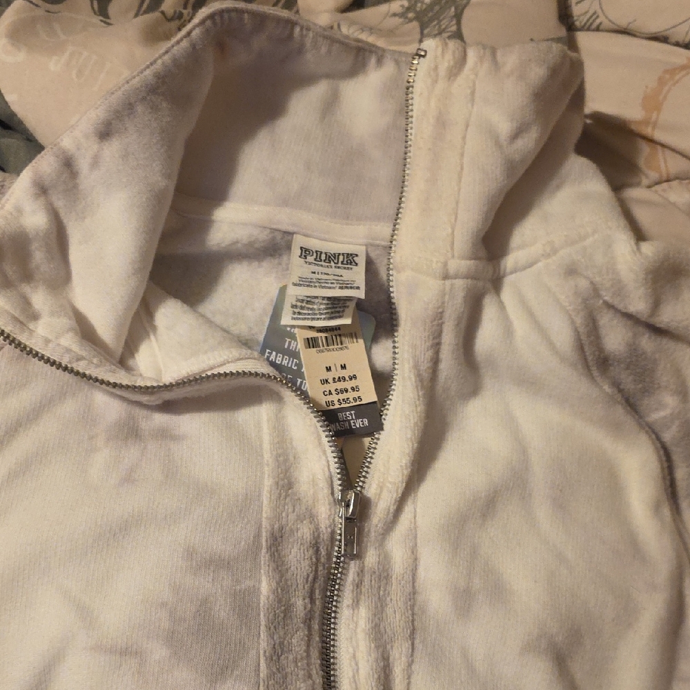 PINK Victoria's Secret White Hoodie